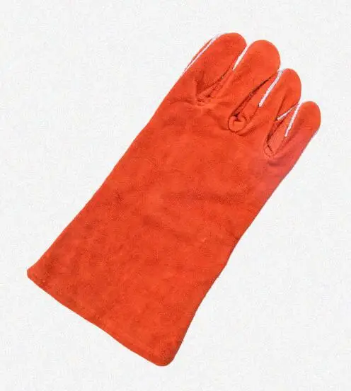 Перчатки для сварщика, защита рук, Длина 45,7 см, Сварочные работы, мягкие, мужские, толстые