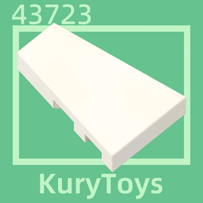 Kury Toys DIY MOC для 43723-Детали строительного блока для плитки для клина, плитка 3 x 2 слева