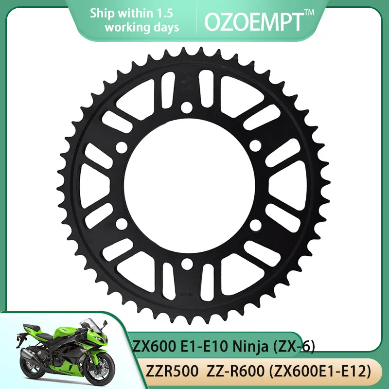 OZOEMPT 530-48 T Задняя звездочка мотоцикла применяется к ZZR500 90-96 ZZ-R600 (ZX600E1-E12) 93-04 ZX600 E1-E10 Ninja (ZX-6) Feb-93