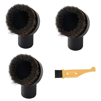 1/2/3шт 32 мм Внутренний диаметр Конского волоса Круглая щетка для пылесоса Высокого качества Для FC8208 FC8209 FC8210 FC8212 и т. Д