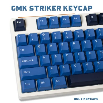 1/Комплект Из 168 Клавиш GMK Striker PBT Keycap Cherry Profile Double Shot Персонализированные Колпачки Для Ключей Для Механической клавиатуры GMMK Pro