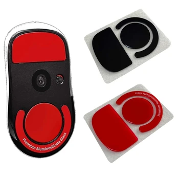 1 Комплект Стеклянных Ковриков для Мыши Коврик для Ног Мыши Наклейка для Logitech G Pro X Superlight Gaming Mouse Pads Сменные Коврики