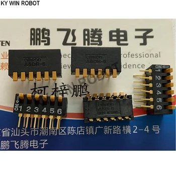 1 шт./лот, импортный японский кодовый переключатель A6DR-6100, 6-битный ключ, боковой кодирующий переключатель, 2,54 мм