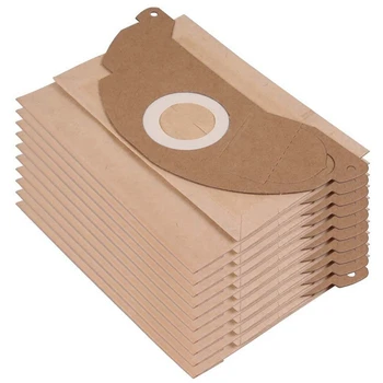 10 Бумажных Мешков для пылесоса Karcher 6.904-322.0 MV2 WD2 A2003 A2004 Совместимые Вакуумные мешки для пыли