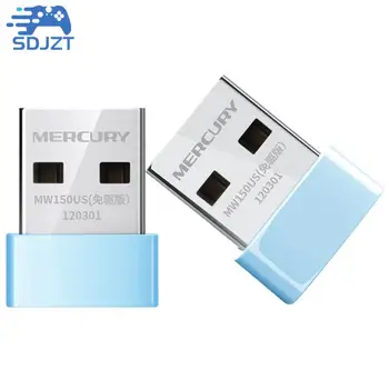 150 Мбит/с Беспроводная Сетевая карта Mini USB WiFi Адаптер LAN Wi-Fi Приемник Dongle Антенна 802.11 b/g/n для ПК Windows 8 8.1 10 11