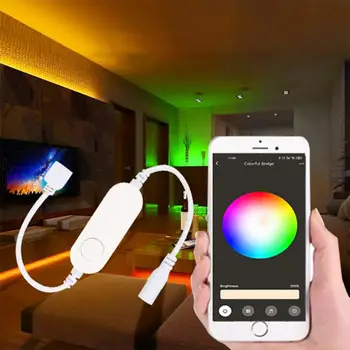 2.4 G WiFi Контроллер светодиодной ленты WiFi RGB для Siri Home Light 5V-12V Automation Controller Умный дом Голос для Siri