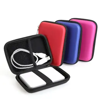 2,5-дюймовая сумка для жесткого диска EVA, наушники, гарнитура, Мини-мобильный блок питания, чехол для хранения, многофункциональный чехол для жесткого диска