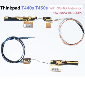 2 шт./лот JINYUSHI для нового и оригинального ThinkPad T440s T450s WIFI + 3G 4G антенна FRU 04X3893 WWAN L850-GL модуль Красная и синяя антенна LTE