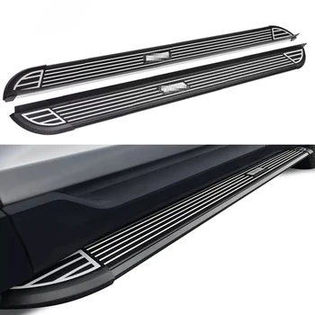 2 шт. Подходит для Ford Explorer 2011-2019 Алюминиевая Фиксированная Подножка Боковая Подножка Педаль Боковая Трубка Платформа Nerf Bar