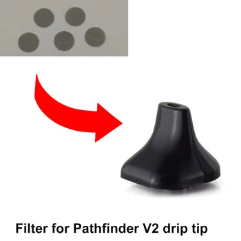 20 шт. 50 шт./лот фильтр для капельного наконечника Pathfinder V2, используемый для вейпа, Заменяет детали в капельном наконечнике V2, аксессуары для электронных сигарет