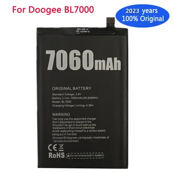2023 года 100% Оригинальный аккумулятор 7060 мАч BL 7000 Для смартфона Doogee BL7000 Bateria В наличии Высокое качество + номер для отслеживания
