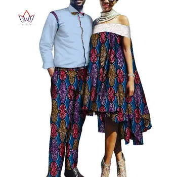 2023 Летний Комплект Одежды для Пары, подходящее Для Влюбленных Женское платье с открытыми плечами, Мужская Рубашка и Брюки, Комплект Одежды WYQ133