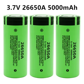 3,7 V 26650 Batterie 5000mAh Li-Ion Akku Für 26650A LED Taschenlampe    Pack n