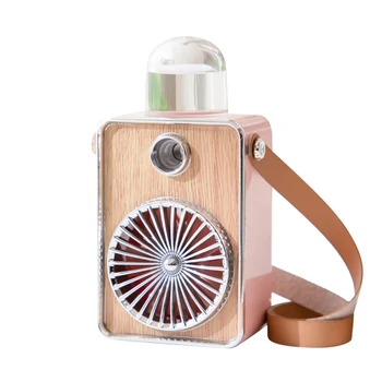 3 в 1 Вентилятор Охлаждения Подвесной Шейный USB-вентилятор Мини-охладитель Воздуха Портативный Вентилятор Охлаждения Перезаряжаемый безлопастный вентилятор Розовый