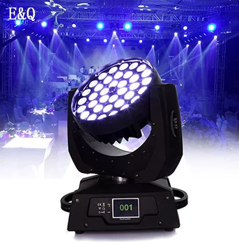 36 светодиодных фокусирующих, окрашивающих головку ламп могут вращаться 4 в 1/6 в 1, профессиональное освещение сцены для дискотеки DMX 512 DJ