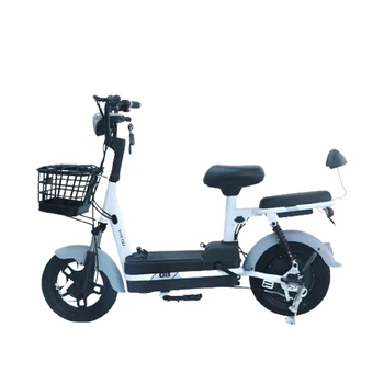 48V12A Литиевая Батарея Двухколесный Электрический Велосипед Для Взрослых Велосипедные Инструменты Удобная Подушка Сиденья 14-Дюймовая Вакуумная Шина E-Bike
