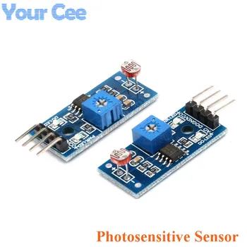 5 шт. Оптическое Чувствительное сопротивление, Обнаружение света, Фоточувствительный модуль датчика для arduino 4pin DIY Kit