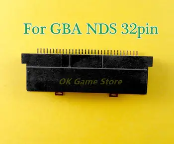 50 шт. Для Nintendo DS NDSL Игровой Картридер GBA с 32-контактным Слотом, Ремонтная Деталь ДЛЯ Картридера GBA NDS С 32-контактным Слотом