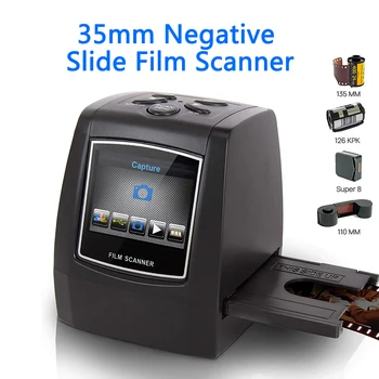 5MP 135 мм 35 мм Негативный МИНИ-Пленочный Сканер Негативный Слайд Фото Цифровой Пленочный Конвертер USB-Кабель ЖК-Слайд 2.4 TFT для Изображения