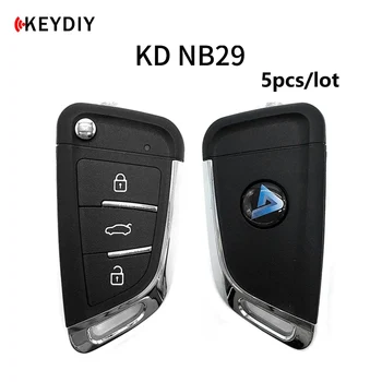 5шт KD NB29 Автомобильный Дистанционный ключ Многофункциональный Универсальный Автомобильный ключ для KD900 + URG200 KD-X2 NB-Серии KEYDIY KD Пульт дистанционного управления
