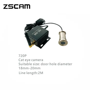 720P Мини Дверной Глазок CCTV Камера с Датчиком Движения с H.265 1080P AHD/TVI/CVI P2P Wifi DVR Комплекты Поддерживается TF Карта