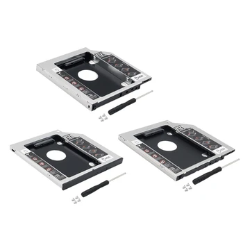 9.0/9.5/12.7 мм Жесткий диск Caddy 2nd SSD Кронштейн Алюминиевый Универсальный SATA3.0 2,5 