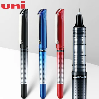 9 штук Mitsubishi Uni-ball Vision Needle Micro Ub-185S Гелевая чернильная ручка 0,5 мм, черные/синие/красные принадлежности для письма