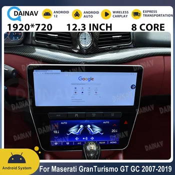 Android 12 Для Maserati Grantismo GT GC 2007-2019 Android Auto Автомобильный Радио Мультимедийный Плеер GPS Навигация Carplay Головное устройство