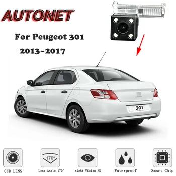 AUTONET HD Резервная камера заднего вида ночного видения для Peugeot 301 2013 2014 2015 2016 2017 CCD/Оригинальная камера с отверстием/номерным знаком