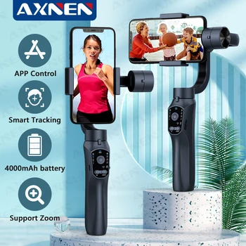 AXNEN F10 3-Осевой Карданный Ручной Стабилизатор для мобильного телефона, Защита От Встряхивания, Видеозапись, Карданный Подвес для смартфона для iPhone Samsung Xiaomi Huawei