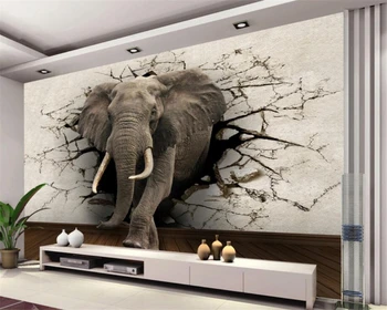 Beibehang 3d обои настенная роспись в виде слона, фон для телевизора, стена, гостиная, спальня, фон для телевизора, настенная роспись, обои для стен, 3D