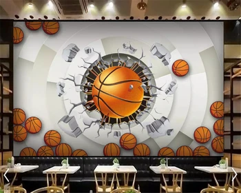 beibehang Custom 3D стерео мода выходит за рамки классического баскетбола papel de parede обои для рабочего стола инструменты обои для домашнего декора