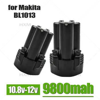 BL1013 10,8 V 9800 mah Литий-Ионная Аккумуляторная Батарея Замена Электроинструментов Makita BL1014 TD090D DF030D DF330D MUS052D