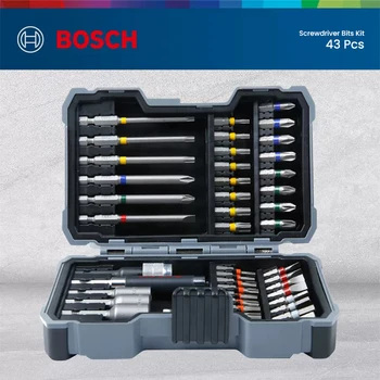 Bosch 43шт Набор Бит Для Отверток 25 мм 75 мм Набор Бит Для Удлинителя Втулки Для Электроинструмента Bosch GSR GSB GDR GDS GDX