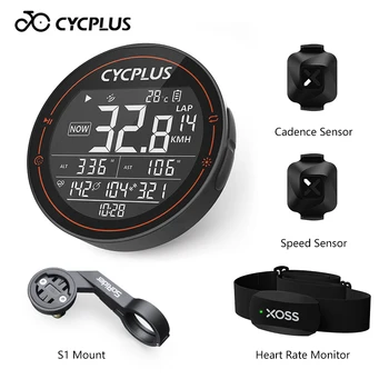 CYCPLUS м2 беспроводного GPS велосипедный компьютер Ant+ устройств с Bluetooth Велоспорт дорожный велосипед MTB водонепроницаемый измеритель скорости вращения педалей электропакет