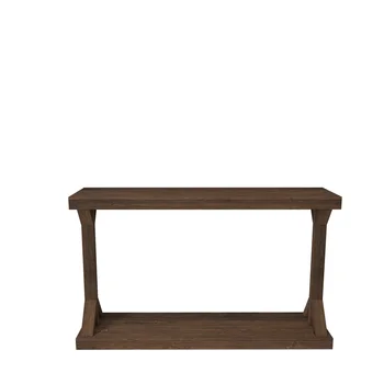 DHD5018DW Большой Консольный Столик для Прихожей с Колючкой в Деревенском стиле, Коричневый, 25 фунтов, 10,50x48,00x28,00 дюймов