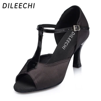 DILEECHI/ Новое поступление, профессиональная обувь для латиноамериканских танцев, женская танцевальная обувь для взрослых, танцевальная обувь, устойчивая к скольжению