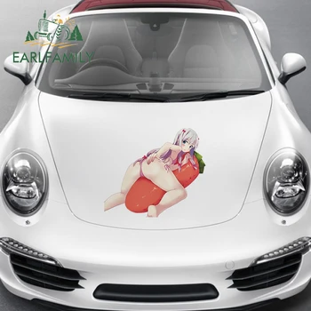 EARLFAMILY 43 см x 37,6 см для Сексуальных Аниме Izumi Sagiri Виниловые Наклейки на Автомобиль Индивидуальность Наклейка на Кузов Автомобиля Водонепроницаемая Окклюзионная Царапина