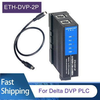 ETH-DVP-2P Для подключения сетевого порта расширения ПЛК Delta DVP PLC и подключения модуля преобразования HMI RS232-ETH к преобразователю HMI