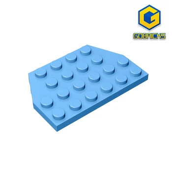 Gobricks GDS-704 пластина 4X6 26 ГРАДУСОВ совместима с lego 32059 детские развивающие строительные блоки 