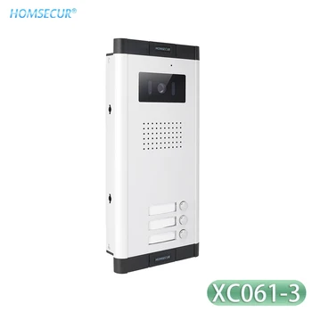 HOMSECUR 4-Проводная 700TVLine Камера Дверного Звонка XC061-3 Скрытого Монтажа для Видеодомофона Серии HDS, Системы Внутренней связи на 3 Квартиры