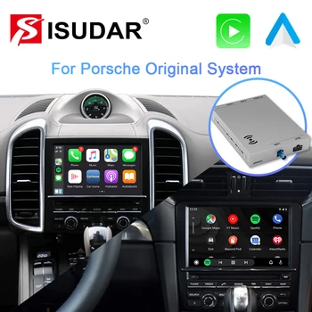 ISUDAR Carplay Модуль для Porsche/Panamera/Cayenne/Macan/Cayman/Boxster 911 718 PCM 4,0 Android Auto AI Box Камера Мультимедийная