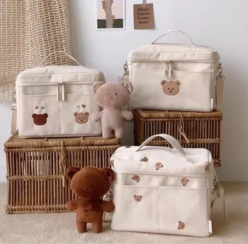 IUTOPO Ins Корейская версия изоляционной сумки с медведем, сумка для хранения детской коляски, сумка для хранения молока для мамы, сумка для льда для путешествий на открытом воздухе