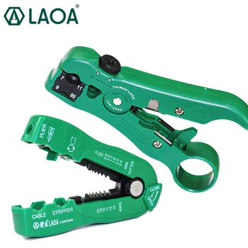 LAOA Многофункциональный Инструмент Для Зачистки Проводов, Инструмент Для Зачистки Коаксиального кабеля, Инструмент для Зачистки сети, Инструмент для электрической зачистки