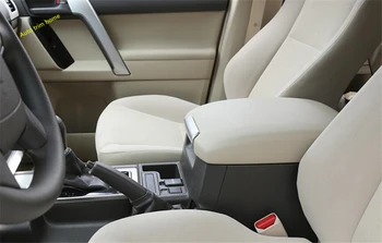 Lapetus Матовый Внутренний Средний Подлокотник Коробка Кнопка Включения Накладка В Полоску Подходит Для Toyota Land Cruiser Prado FJ150 2011-2020