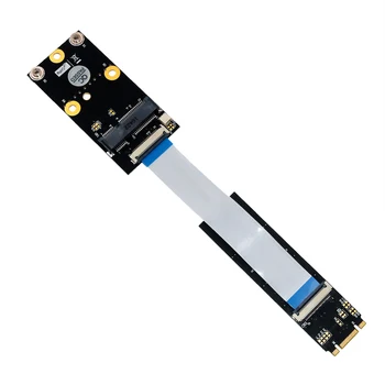 M.2 (NGFF) Ключ A/E/A + E к адаптеру Mini PCI-E с кабелем FFC для ПК