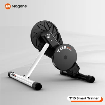 Magene T110 Bike Smart Trainer, Складная платформа для тренировки велосипедов в помещении, Пропуски питания, Информация о питании, Приложение для езды на Велосипеде ANT Bluetooth