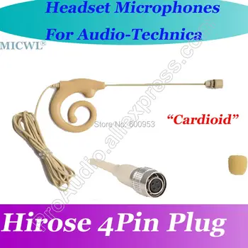 MICWL T90 Беспроводная Гарнитура Микрофон Микрофон для Audio-Technica Bodypack излучатель Кардиоидная Капсула направленности Hirose 4Pin штекер