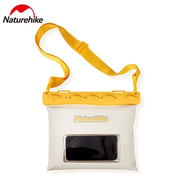 Naturehike 5.6L ПВХ, сухая сумка для плавания IPX8, водонепроницаемый чехол для телефона, сумка для хранения на открытом воздухе, для дайвинга, серфинга, Большая пляжная сумка через плечо