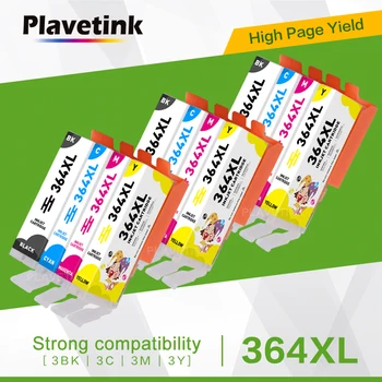 Plavetink Подходит для чернильных картриджей HP 364XL 364 XL, совместимых с HP Photosmart 5320 5370 5373 5388 7510 7520 C5380 C6300